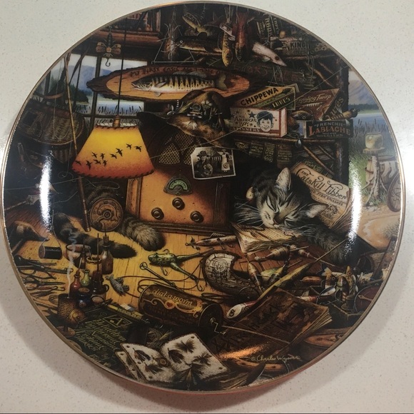 💥BOGO Free!💥 Limited Ed Decorative Wall Plate Cat - Picture 6 of 10